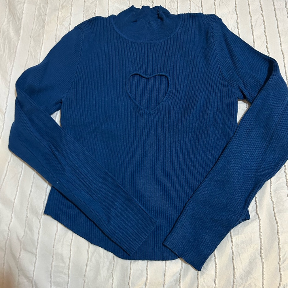 Papermoon Royal Blue Knit Sweater